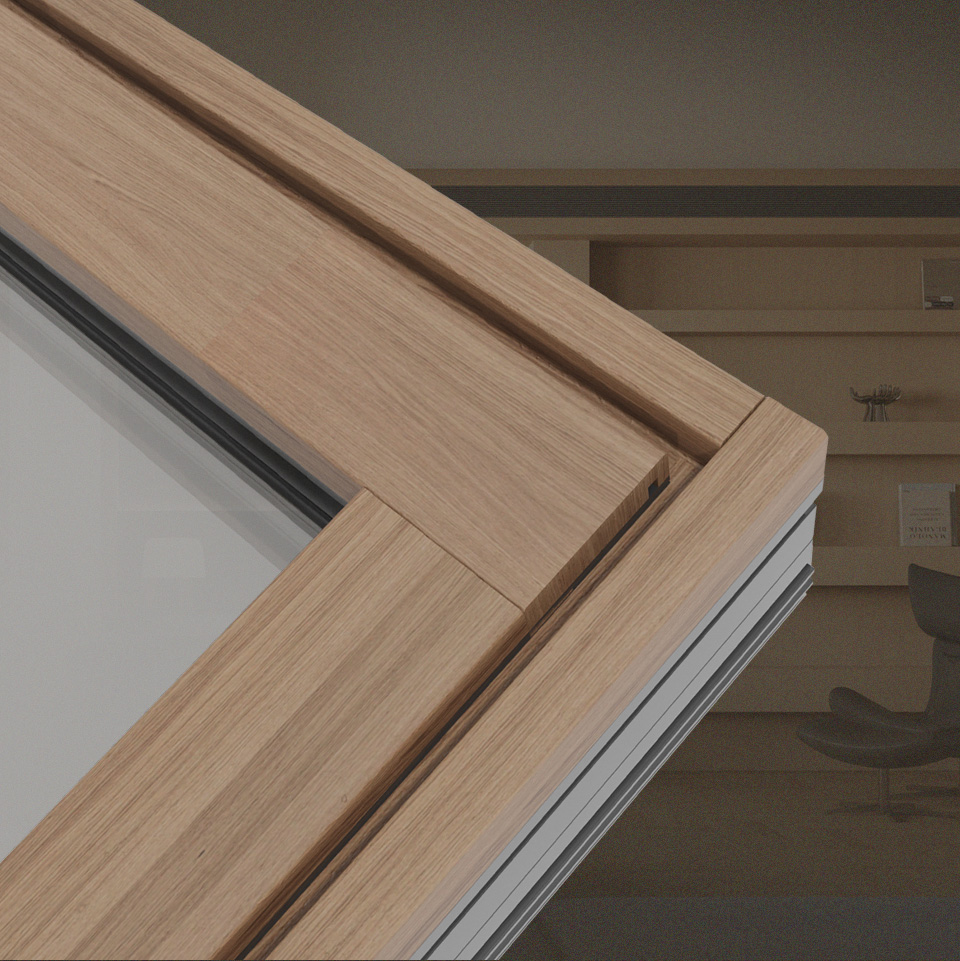 森鹰5G铝包木窗-x115