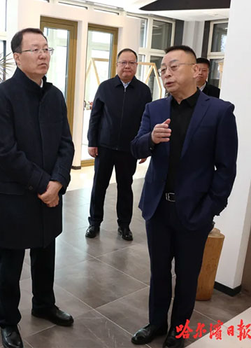 于洪涛到呼兰区、双城区调研