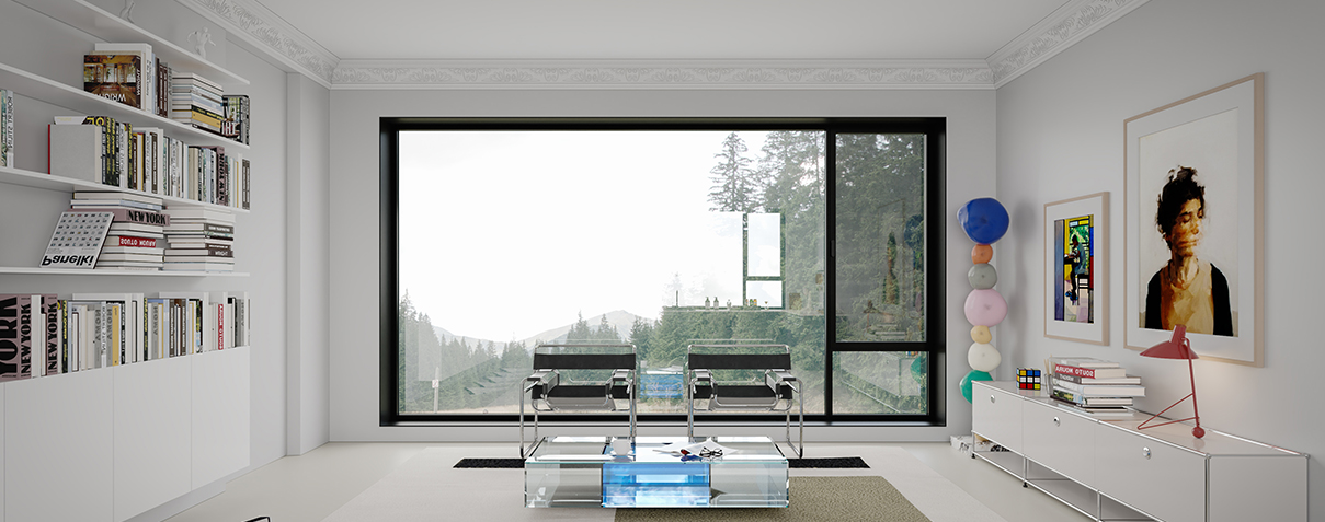 森鹰简爱铝合金窗丨JE86-OWS