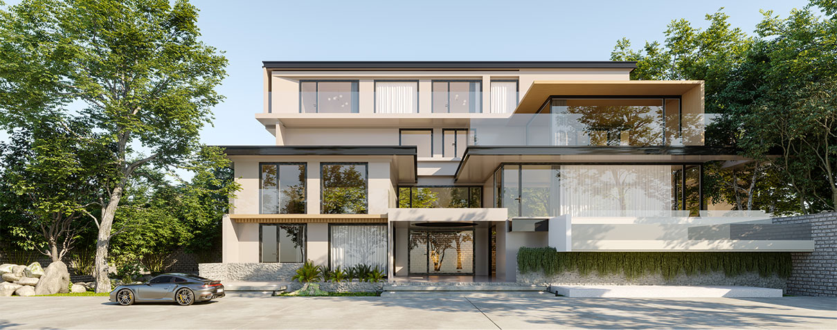 A86slim | 铝包木外开门